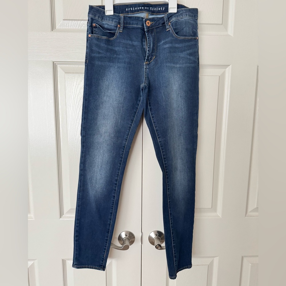 Articles Of Society Deep Blue Skinny Jeans